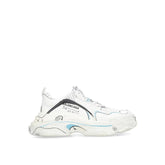 Balenciaga White Calfskin Chunky Sneakers